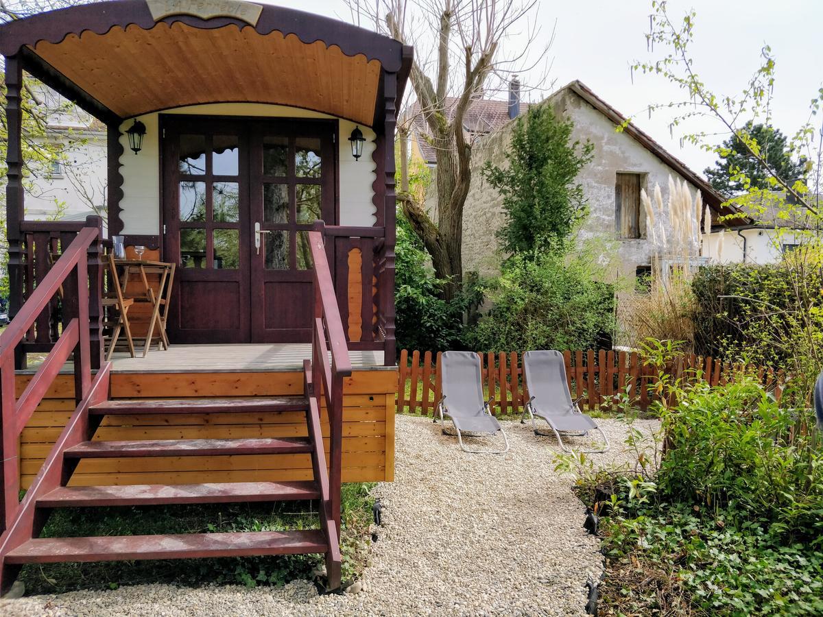 Roulotte Comtoise à Strasbourg Vila Exterior foto